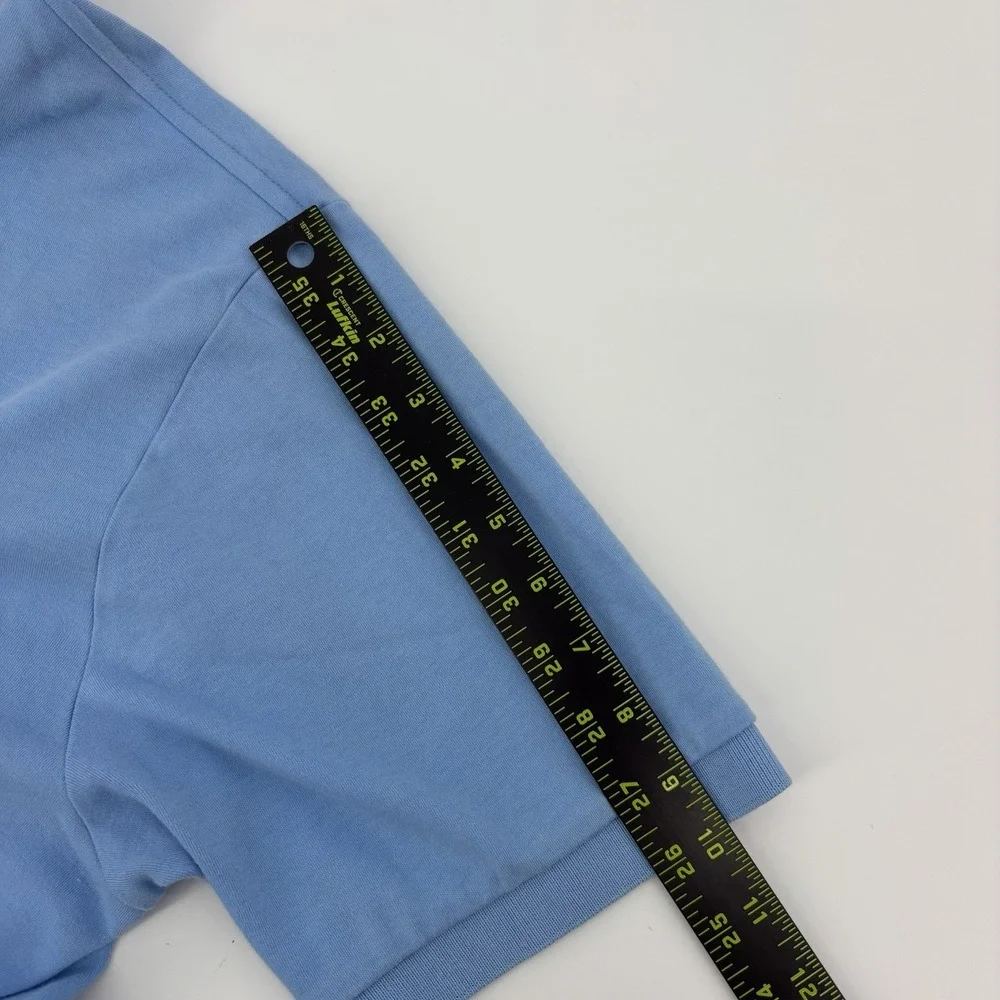 Polo Ralph‎ Lauren Light Blue Polo Shirt Men's Size XL Gold Pony Short Sleeve